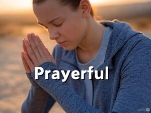 Prayerful woman