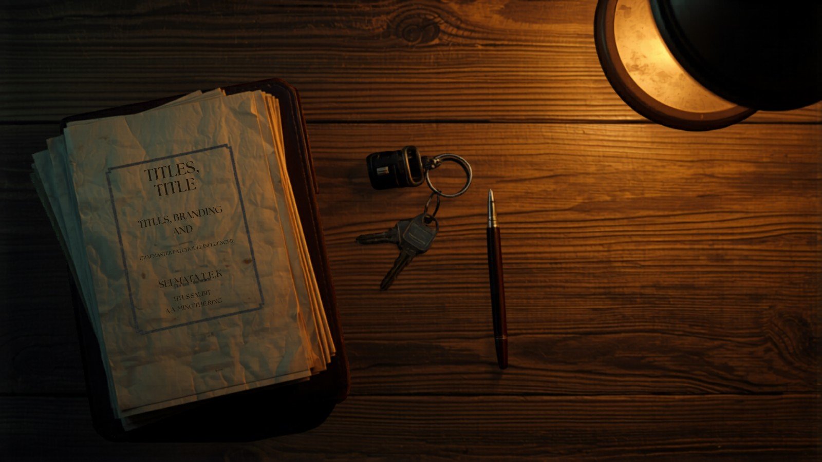 Titles, Branding and Paperwork